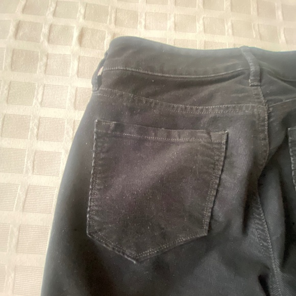 Ann Taylor Loft Black Straight Leg Corduroy Jeans - Picture 3 of 11